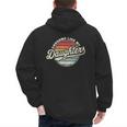 Awesome Like My Daughters Vintage Dad Quote Father Day Men's Hoodie Back Print