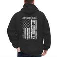 ON Back Awesome Like My Daughter Men Fathers Day Dad Men's Hoodie Back Print