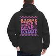 Baddie With A Dead Daddy Dead Dad Club Baddie On Back Men's Hoodie Back Print