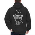 Bandit Is My Hero Kid's Show Dad Dog Men's Hoodie Back Print