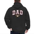 Baseball Dad Shirt Baseball Player Game Day Father's Day Men's Hoodie Back Print