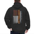 Basketball Dad USA US Flag Basketball Men Men's Hoodie Back Print Basketball Dad USA US Flag Basketball Men Men's Hoodie Back Print