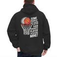 Basketball Mom Or Dad Basketball Parent Men's Hoodie Back Print
