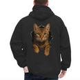 Bengal Cat Lover Animal Pet Bengal Cat Owner Mom Cat Dad Cat Men Women Kids Men's Hoodie Back Print