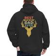 Best Buckin' Dad Ever Shirt Men Hunting Fathers Day Men's Hoodie Back Print