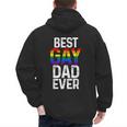 Best Gay Dad Ever LGBTQ Men's Hoodie Back Print