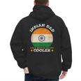 Best Indian Dad Ever Father's Day India Flag Pride Men's Hoodie Back Print