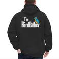 The Bird Father Bird Watching Meme Birder Dad Men's Hoodie Back Print