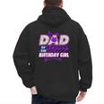 Birthday Girl Dad Of The Birthday Girl Spider Birthday Party Men's Hoodie Back Print