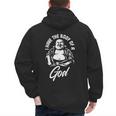 I Have The Body Of A God Buddha Fat Guy And Dad BOD Men's Hoodie Back Print