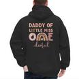 Boho Daddy Of Miss Onederful 1st Birthday Girl Cute Small Men's Hoodie Back Print