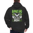 Bonus Dad Of The Birthday Boy Video Game Bday Party Men's Hoodie Back Print