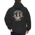 Border Collie Dog Owner For Men Border Collie Dad Men's Hoodie Back Print
