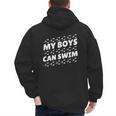 My Boys Can Swim T-Shirt First Time Dad To Be Men's Hoodie Back Print