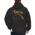 Burrito Taco Taquito Dad Mom Child Baby Matching Family Men's Hoodie Back Print