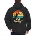 Cat Daddy Vintage Cat Lover Cat Dad Fathers Day Men's Hoodie Back Print Cat Daddy Vintage Cat Lover Cat Dad Fathers Day Men's Hoodie Back Print