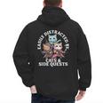Cats Side Quest Distracted Tabletop Men Women Kids Dad Men's Hoodie Back Print