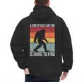 Cheer Dad Cheerleading Bigfoot Men's Hoodie Back Print Cheer Dad Cheerleading Bigfoot Men's Hoodie Back Print