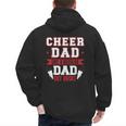 Cheer Dad Like A Regular Dad But Broke Cheerleader Dad Men's Hoodie Back Print