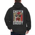 Chicken Daddy a Fun For Every Rooster In The Basket Men's Hoodie Back Print Chicken Daddy a Fun For Every Rooster In The Basket Men's Hoodie Back Print