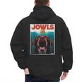 Chocolate Lab Jowls Labrador Retriever Dog Mom Dad Men's Hoodie Back Print