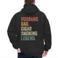 Cigar Lover For Dad Men Vintage Cigar Saying Men's Hoodie Back Print