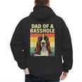 Cool Basset Hound For Men Dad Dog Basset Hound Lovers Men's Hoodie Back Print