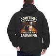 Cool Bowling Men Dad Bowler Fun Crazy Best Bowling Men's Hoodie Back Print