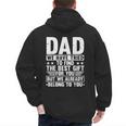 Cool Dad Art For Father Dad Stepfather From Son Daughter Men's Hoodie Back Print Cool Dad Art For Father Dad Stepfather From Son Daughter Men's Hoodie Back Print
