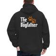 Cool Dog Dad Dog Father Shirt The Dogfather T-Shirt Men's Hoodie Back Print
