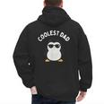 The Coolest Dad Cool Penguin By Dangerous Dad Men's Hoodie Back Print