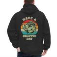 Have A Crappie Day Retro Fishing Sarcastic Dad Men's Hoodie Back Print Have A Crappie Day Retro Fishing Sarcastic Dad Men's Hoodie Back Print