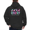 Cute Daddy Saurus Dad Dinosaur Birthday Boy Girl Family Men's Hoodie Back Print