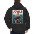 Cute English Mastiff Jowls Burger Bullmastiff Dog Mom Dad Men's Hoodie Back Print