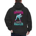 Cute Wrestling Daughter Favorite Wrestler Dad Mom Men's Hoodie Back Print