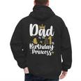 Dad Of The 1st Birthday Princess Girl 1 Years Old B-Day Men's Hoodie Back Print
