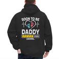 Dad To Be 2026 Loading Dad Est 2026 Promoted To Daddy Men's Hoodie Back Print