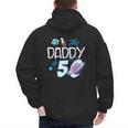 My Dad Is 50 Years Daddy Father 50th Years Birthday Men's Hoodie Back Print