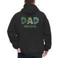 Dad Asaurus Dinosaur Birthday Mom Dad Birthday Boy T-Rex Men's Hoodie Back Print