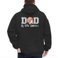 Dad Of The Birthday Boller Born 2 Ball Matching Family Party Men's Hoodie Back Print