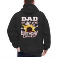 Dad Of The Birthday Bowler Kid Bowling Party Men's Hoodie Back Print