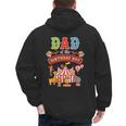 Dad Of The Birthday Boy Carnival Circus 1st Birthday Party Men's Hoodie Back Print