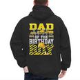 Dad Of The Birthday Boy Construction Truck Men's Hoodie Back Print Dad Of The Birthday Boy Construction Truck Men's Hoodie Back Print