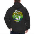 Dad Of The Birthday Boy Matching Family Bowling Birthday Men's Hoodie Back Print