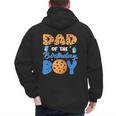 Dad Of The Birthday Boy Milk And Cookies 1 Year Old Men's Hoodie Back Print