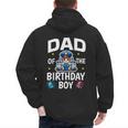 Dad Of The Birthday Boy Police Car Policeman Police Officer Men's Hoodie Back Print Dad Of The Birthday Boy Police Car Policeman Police Officer Men's Hoodie Back Print