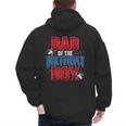 Dad Of The Birthday Boy Spider Web Birthday Party Matching Men's Hoodie Back Print
