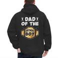 Dad Of The Birthday Boy Wrestling Belt Birthday Kids Boys Men's Hoodie Back Print