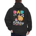 Dad Of The Birthday Capybara Girl Bday Party Family Men's Hoodie Back Print Dad Of The Birthday Capybara Girl Bday Party Family Men's Hoodie Back Print