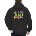 Dad Of The Birthday Girl Witch Family Party Decorations Men's Hoodie Back Print